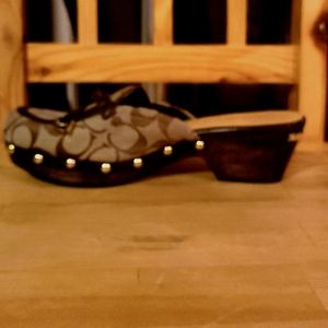 COACH Slip on SANDLES, New sz. 8